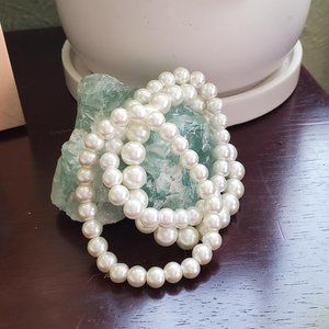 Pearl Beaded Stretch Bracelets